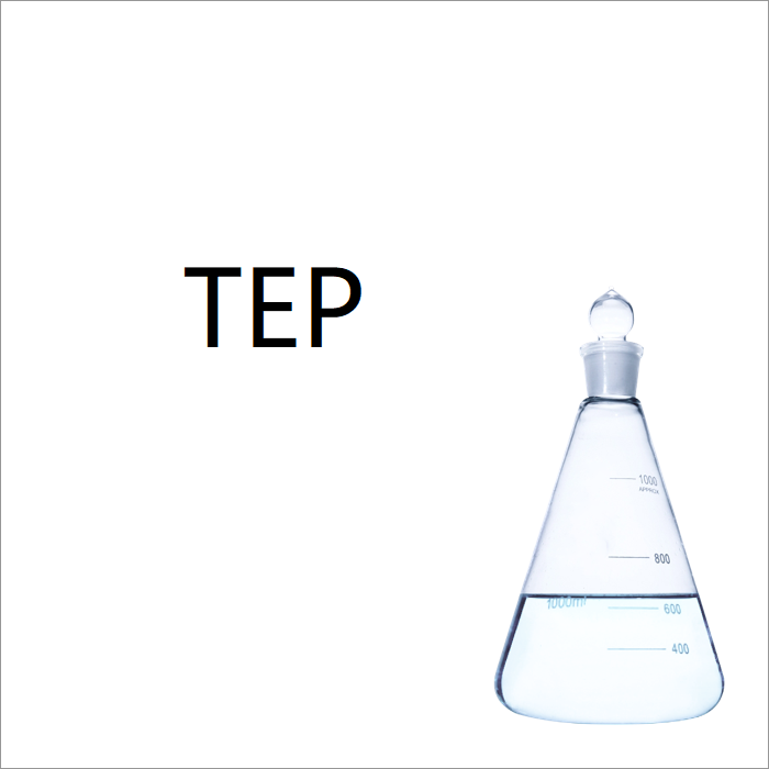 Chemical of Triethyl phosphate in the container